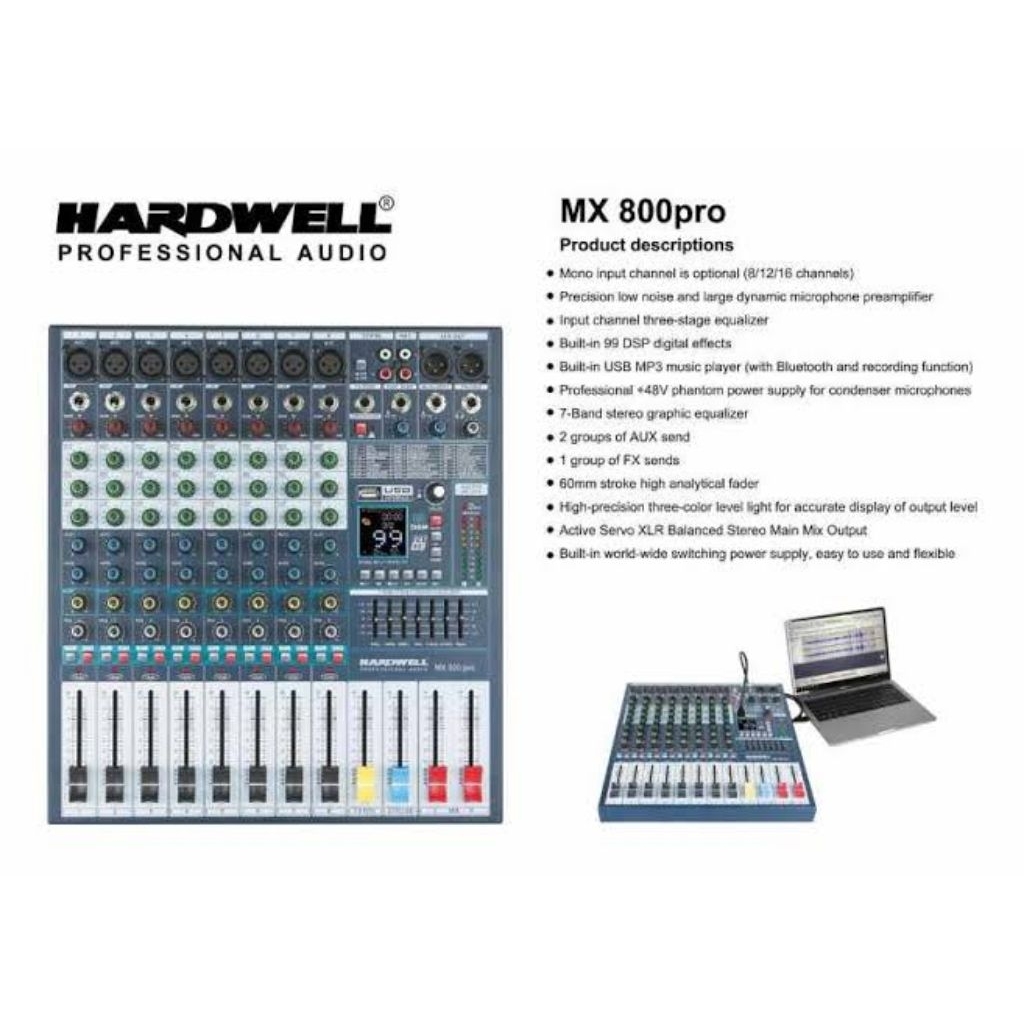 mixer hardwell (MX800-PRO/MIXER MX-800PRO)