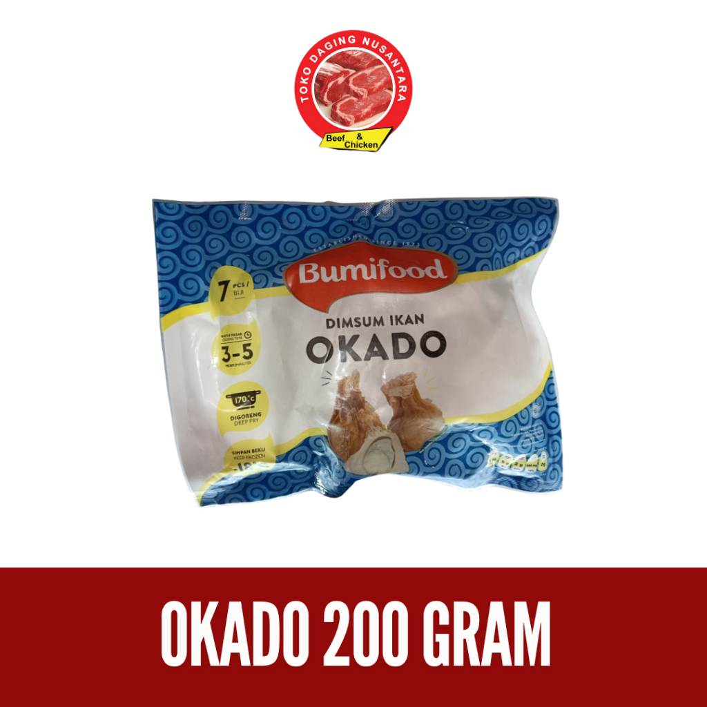 

Bumifood Okado 200 Gram / Okado Dimsum Ikan