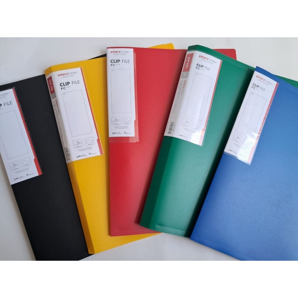 

Folder clip file interX / map jepit / map arsip dokumen ukuran folio/F4 satuan