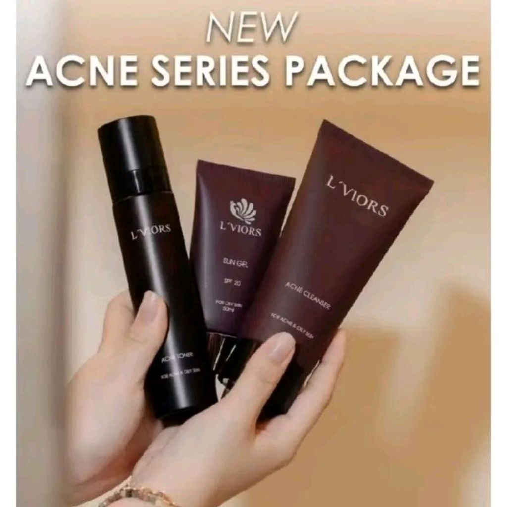 Lviors Paket Anti Acne 3 in 1 /Paket Jerawat/Acne Skincare
