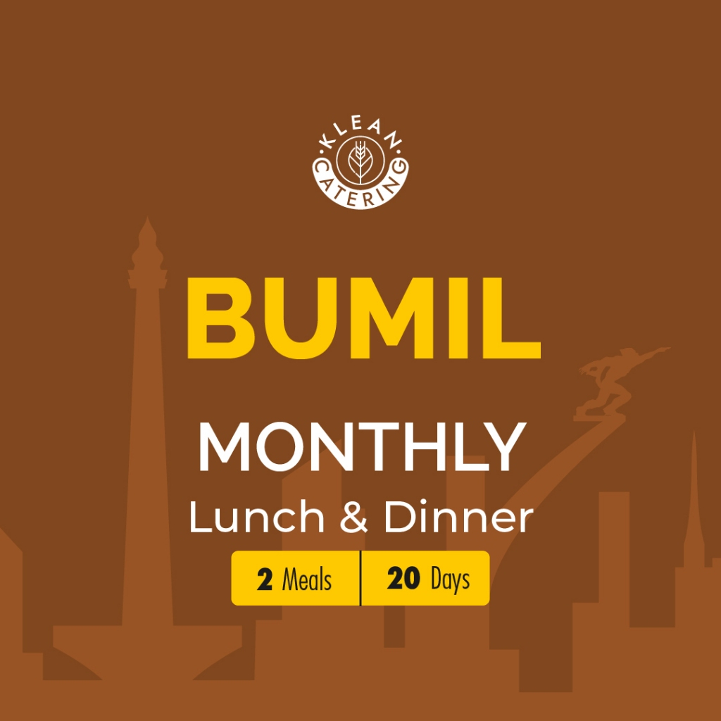 

Klean Ibu Hamil Catering Sehat - Monthly (40 Meals/20 Days)