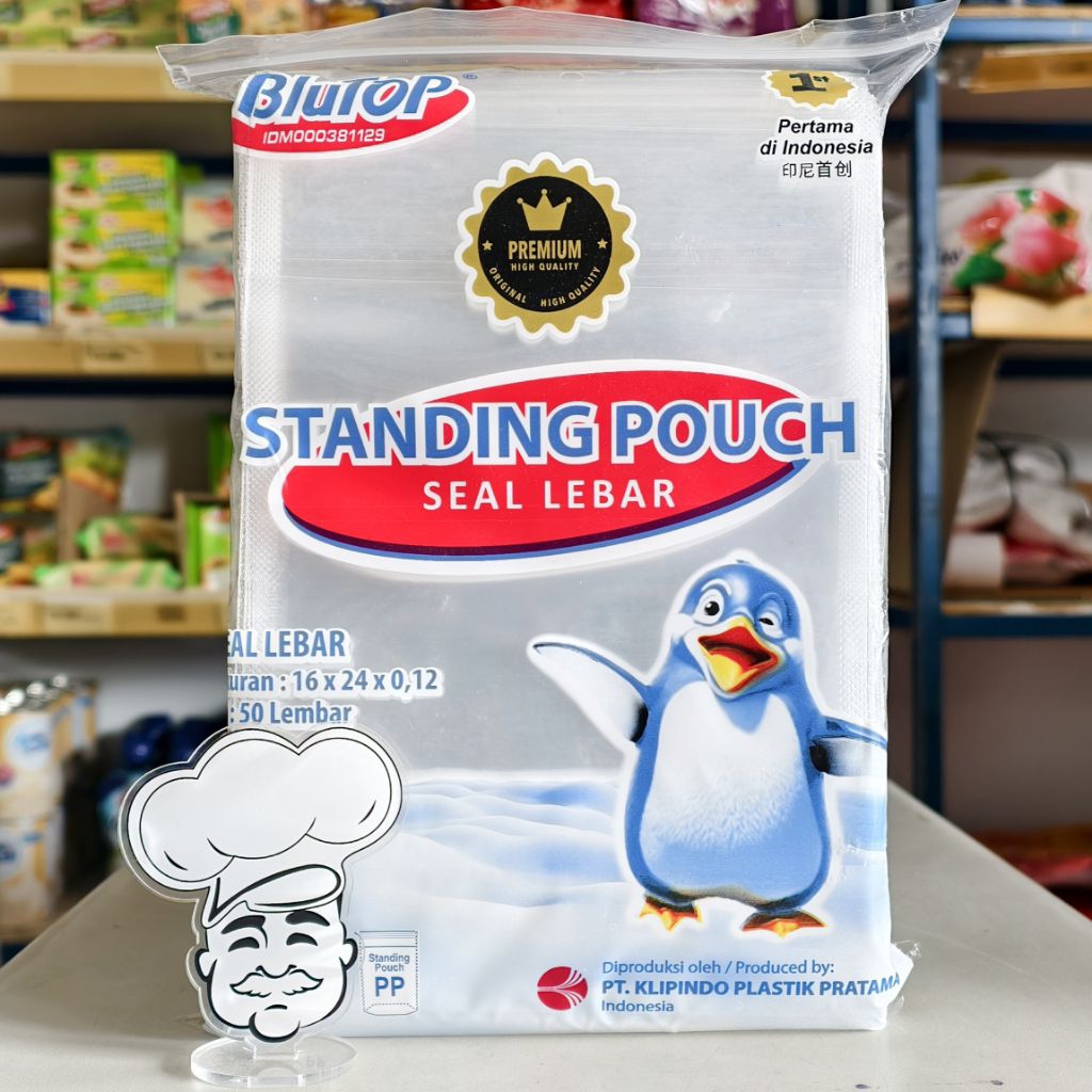 Penguin Standing Pouch 16 x 24 Cm / Plastik Standing Pouch Penguin 16 x 24Cm / Plastik Penguin Stand