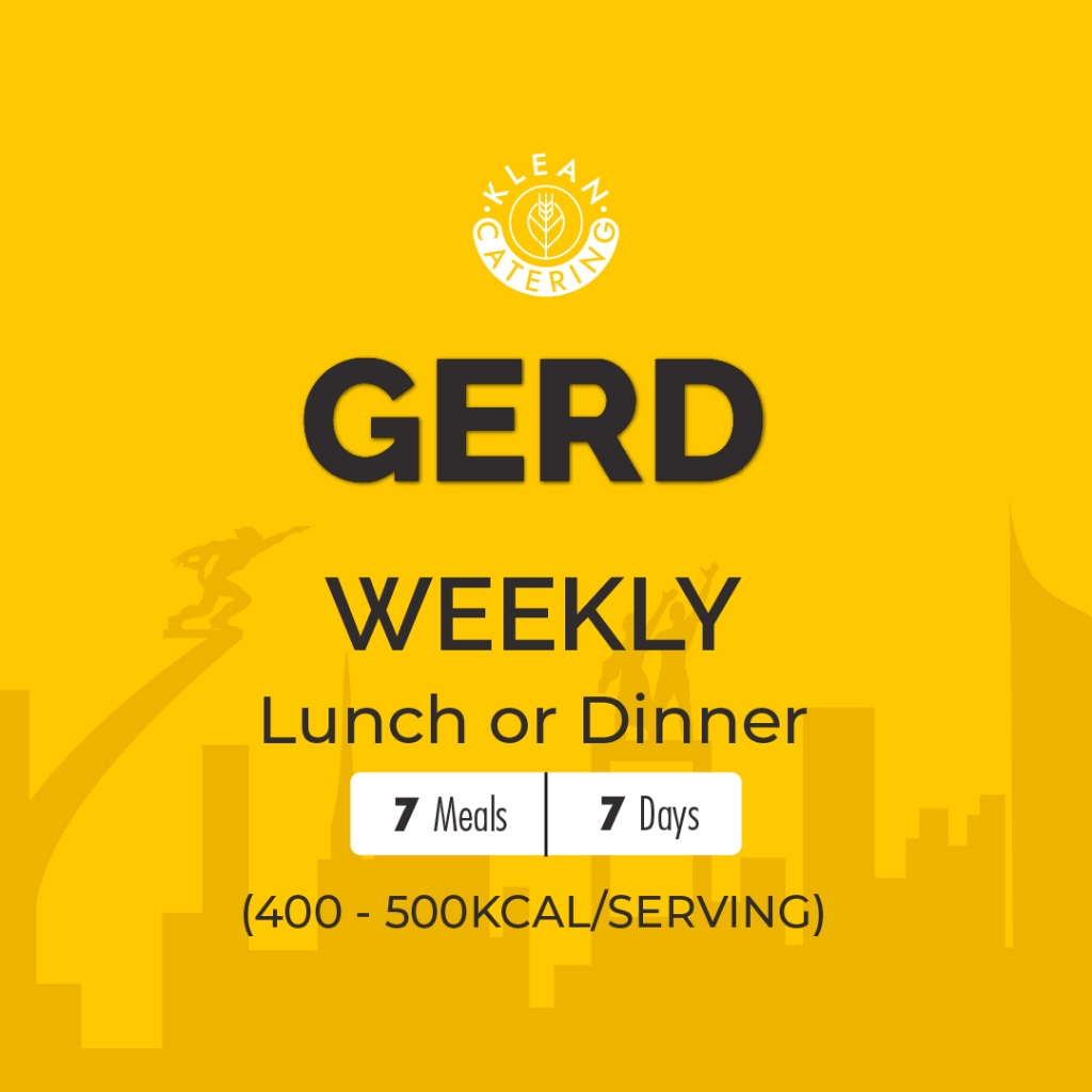 

Klean Gerd Diet Catering Sehat - Weekly (7 Meals/7 Days)