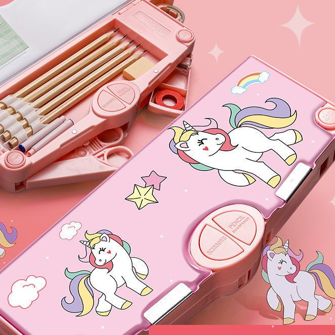 

Tempat pensil kartun multifungsi untuk siswa sekolah dasar