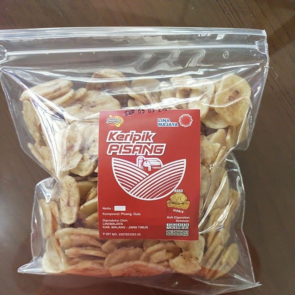 

KERIPIK PISANG KEPOK MANIS LINAMAJAYA ST