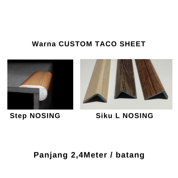 STEP NOSING / LIS TANGGA / ANTI SLIP / LIST TANGGA BAHAN PVC