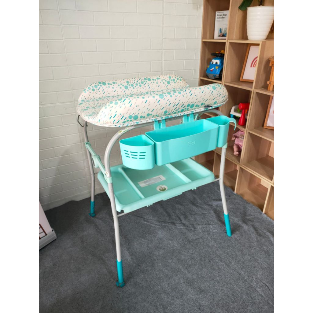 PRELOVED Chicco Cuddle & Bubble Baby Tafel - Ocean Blue