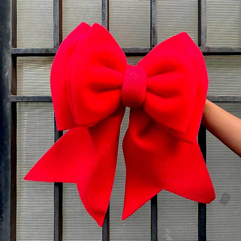 

250825B Pita Merah Jumbo Besar Hadiah Kado Doorprize Gift Red Ribbon Undian Sepeda Mobil Motor Kulkas Televisi TV