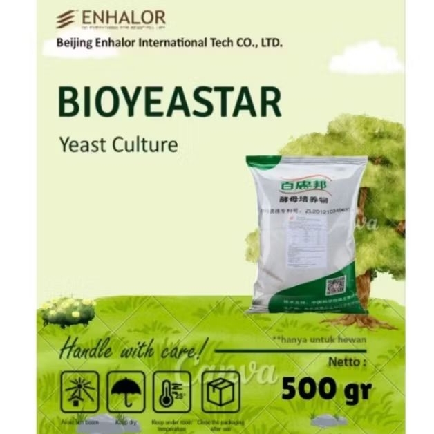 BIOYEASTAR @20kg -- mendukung kesehatan dan kinerja pada usus hewan monogastrik, ruminasia, dan akua