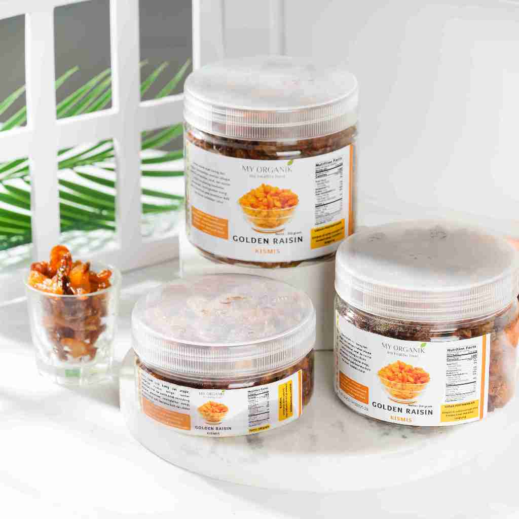 

My Organik Kismis Golden Raisins Organik Bisa Langsung Dikonsumsi Camilan Sehat