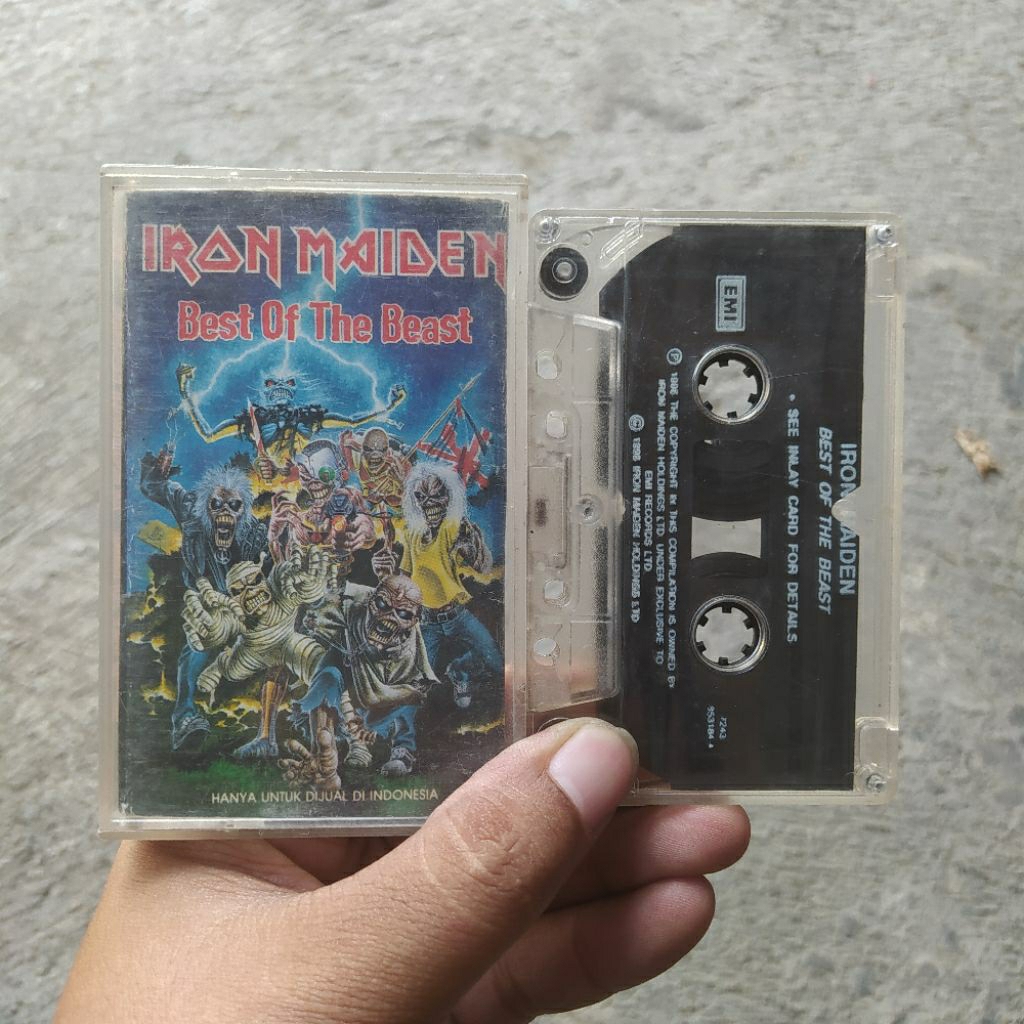 Kaset Pita Iron Maiden - Best Of The Beast