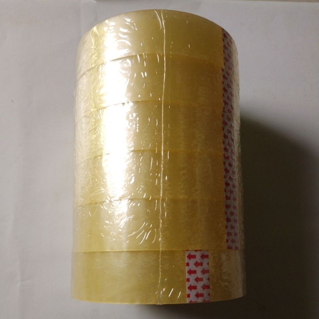 

( 6 rol ) Lakban Bening 24 mm X 80 yard