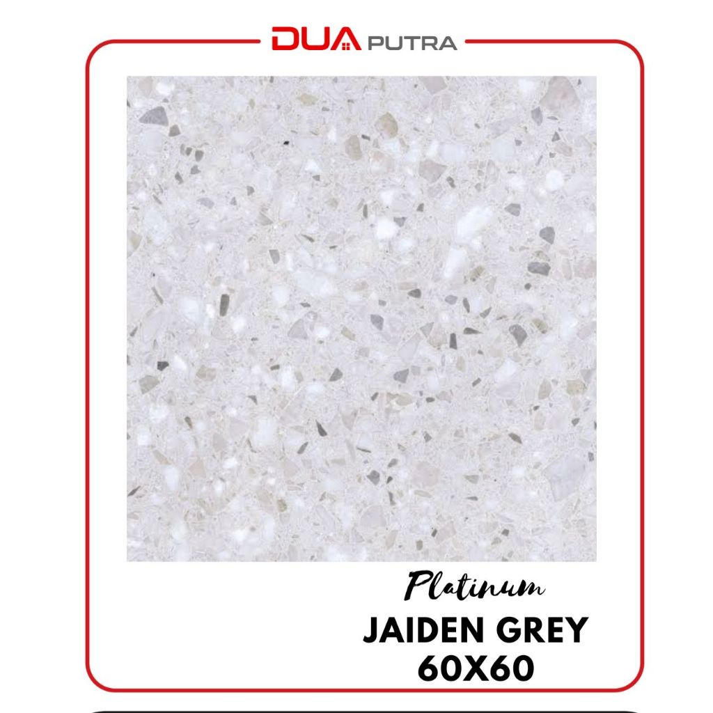 PLATINUM JAIDEN GREY DOP CUTTING 60 X 60 / KERAMIK LANTAI KAMAR, LANTAI DAPUR, DINDING KAMAR MANDI, 