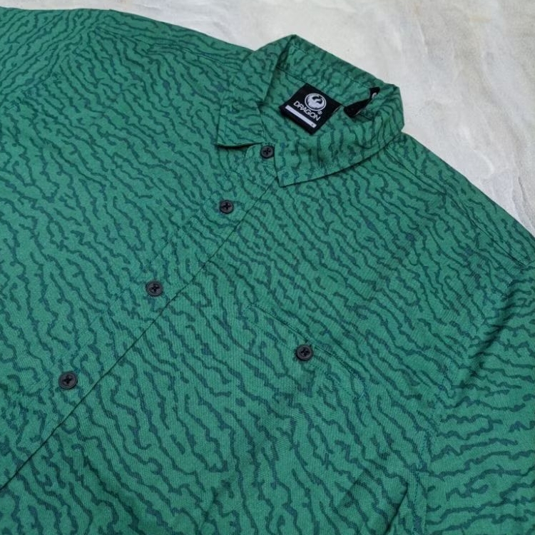 kemeja dragon alliance original - size M