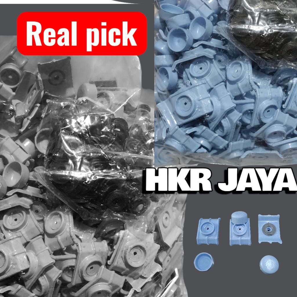 Roofseal caping baut atap UPVC kotak persegi biru putih