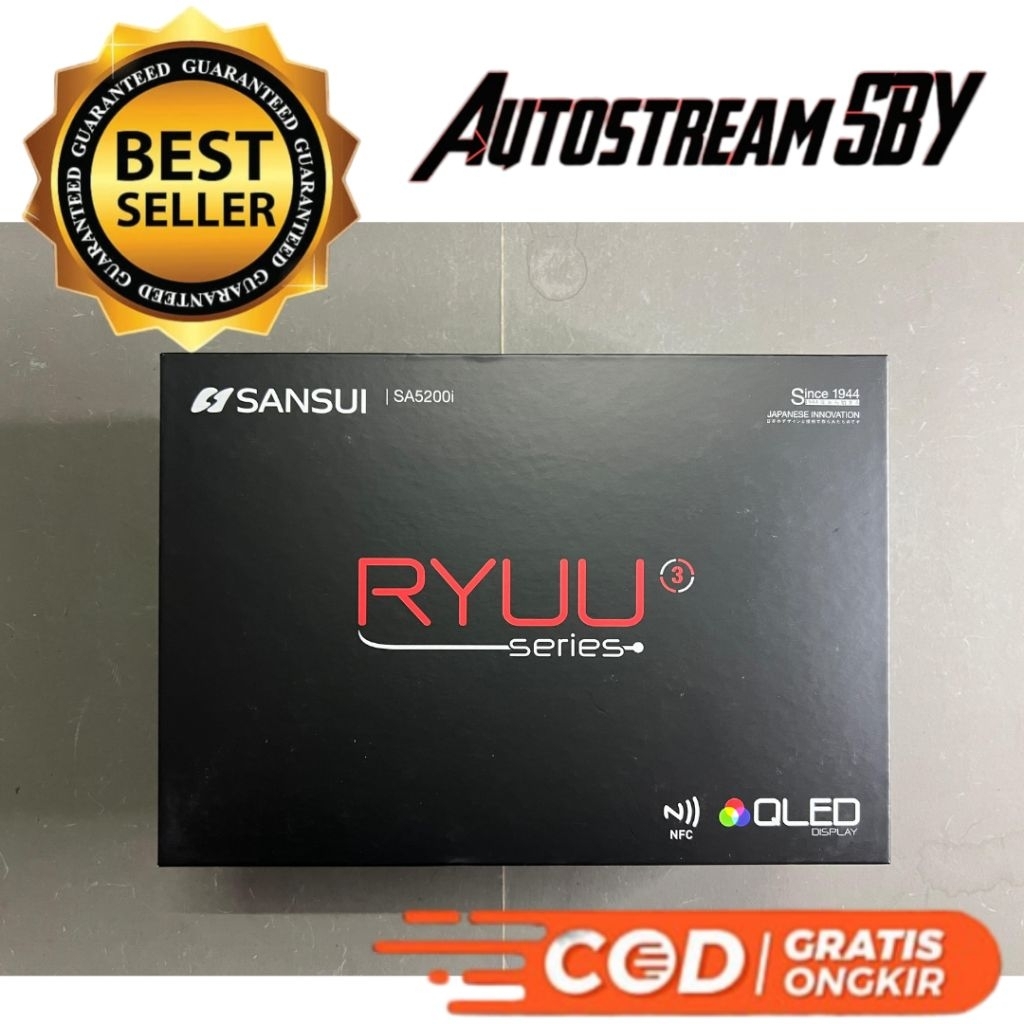 [With NFC] Head Unit Android Sansui 9 Inch Ryuu Series 3 RAM 4/64GB | Head Unit Mobil, Android Mobil