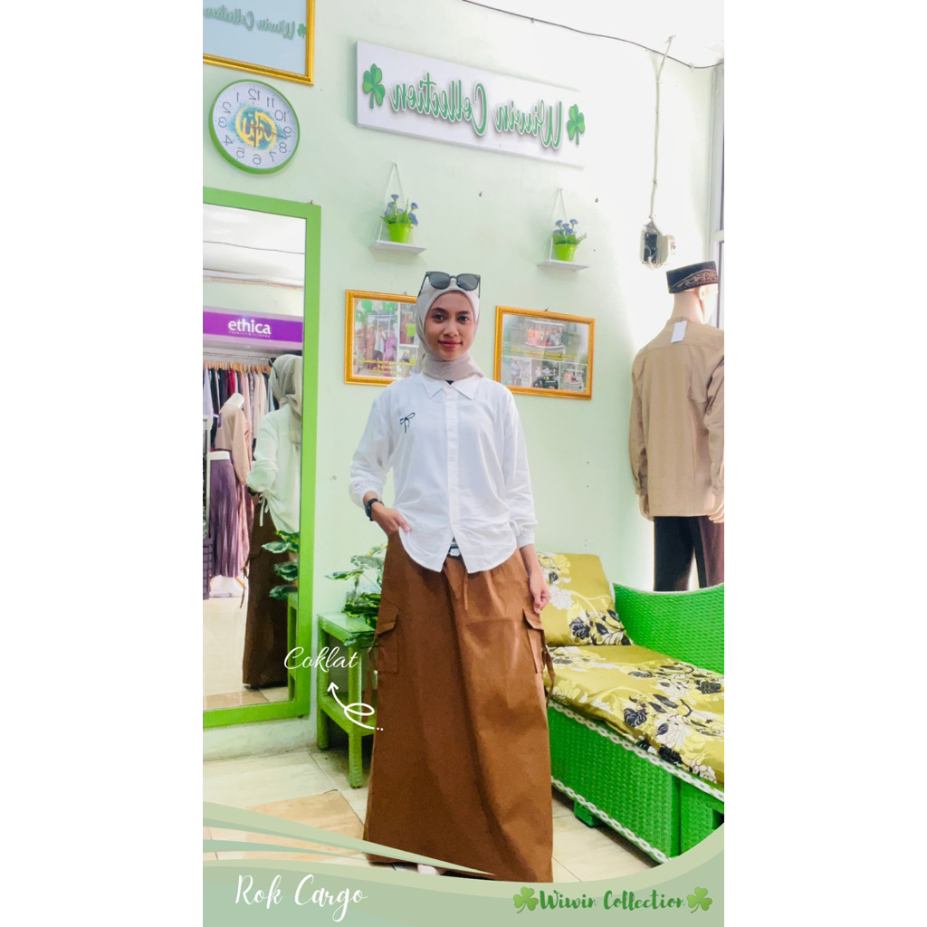 ROK CARGO WANITA / BAWAHAN CARGO KANTONG SAMPING