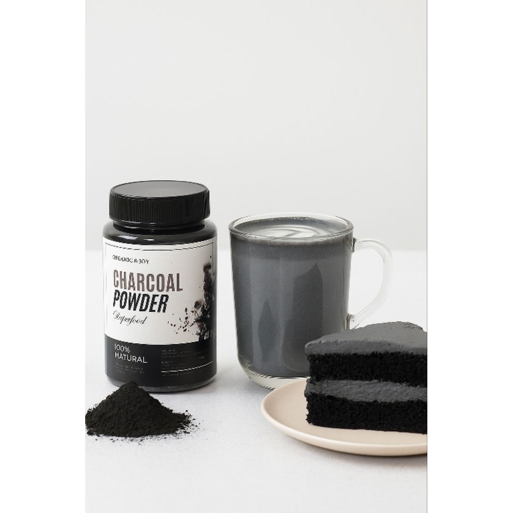 

Pure Charcoal Powder Food Grade 300ML / Bubuk Arang Untuk Makanan Minuman