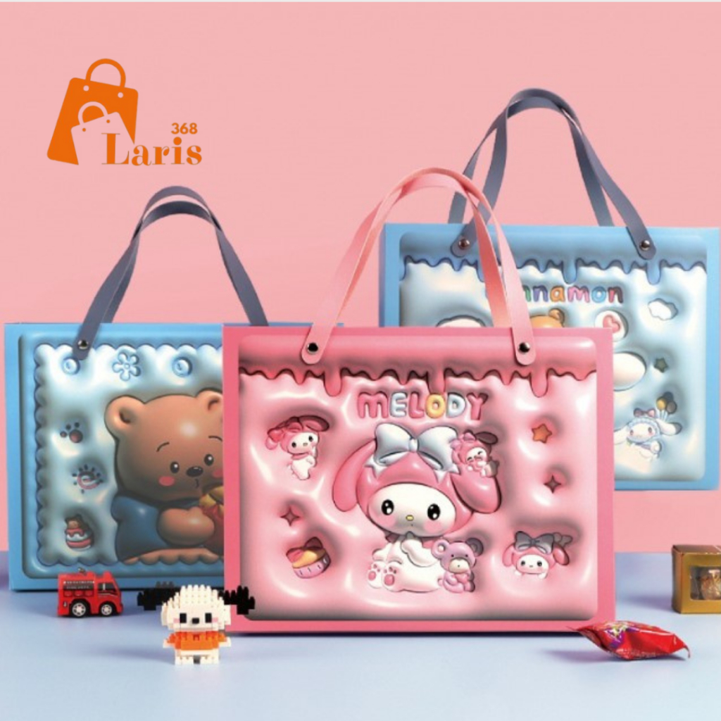 

Laris368 Kotak Gift Box Kado Tas Hampers Souvenir Goodie Bag Birthday Anak Model Laci Sanrio Lucu Premium Import