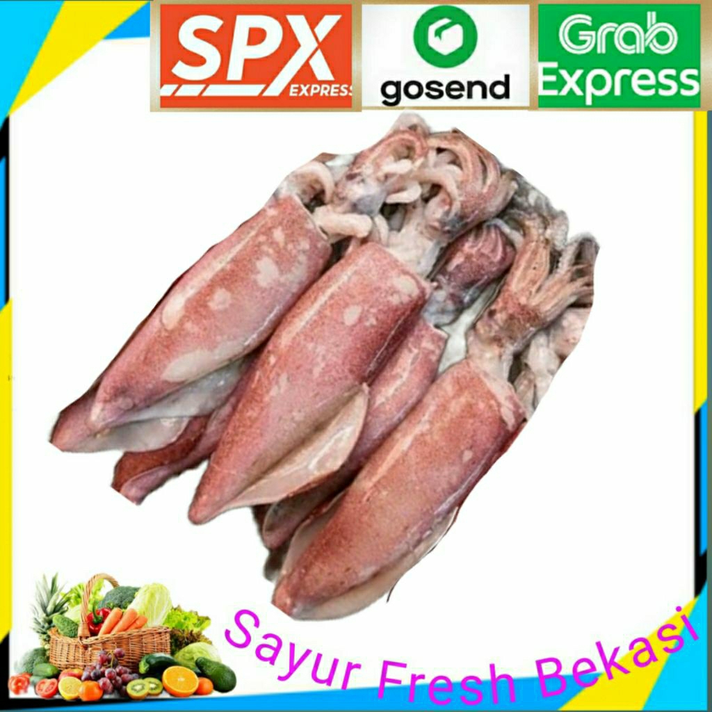 

Cumi Basah Kecil 500gr.