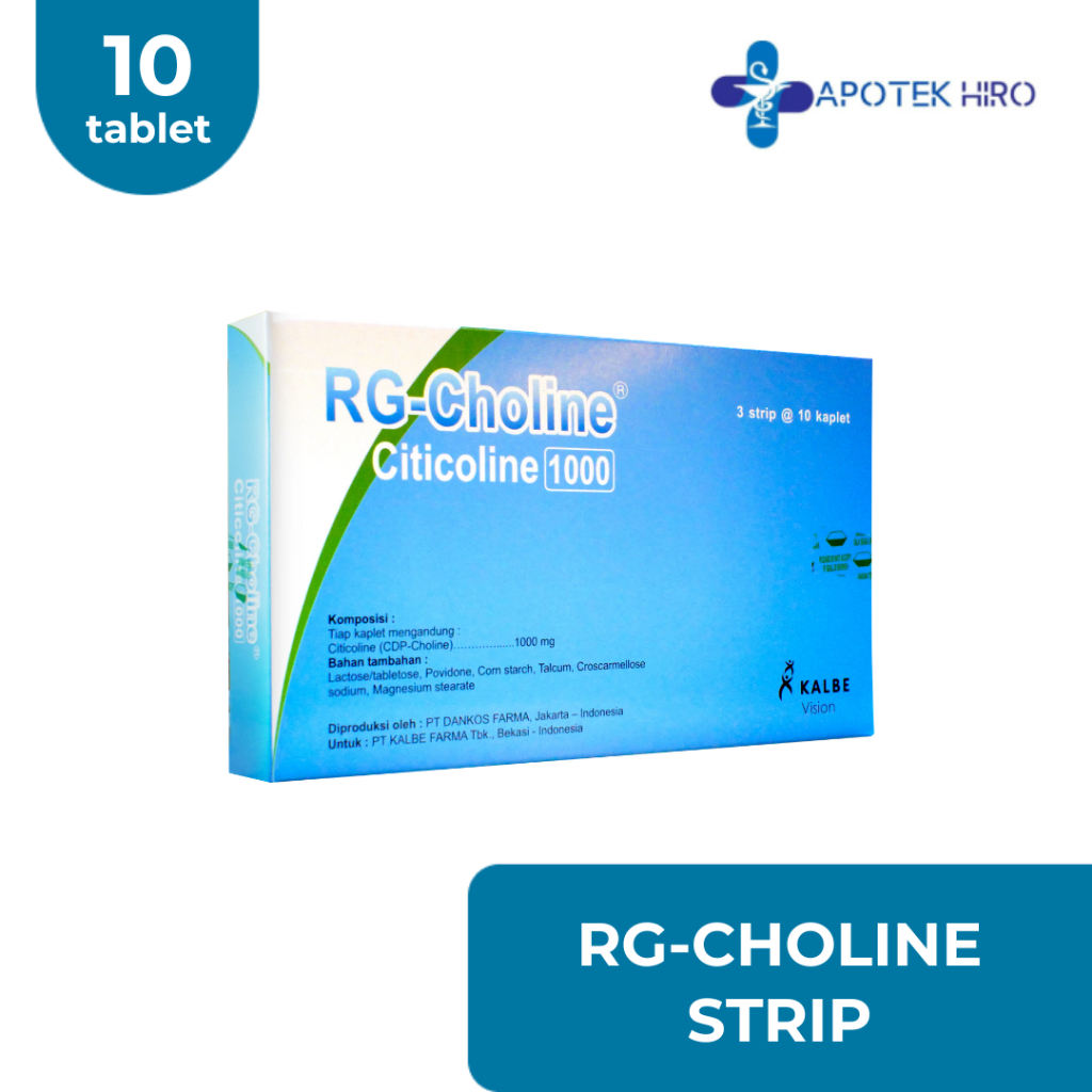 RG-CHOLINE - 1 STRIP ISI 10 TABLET