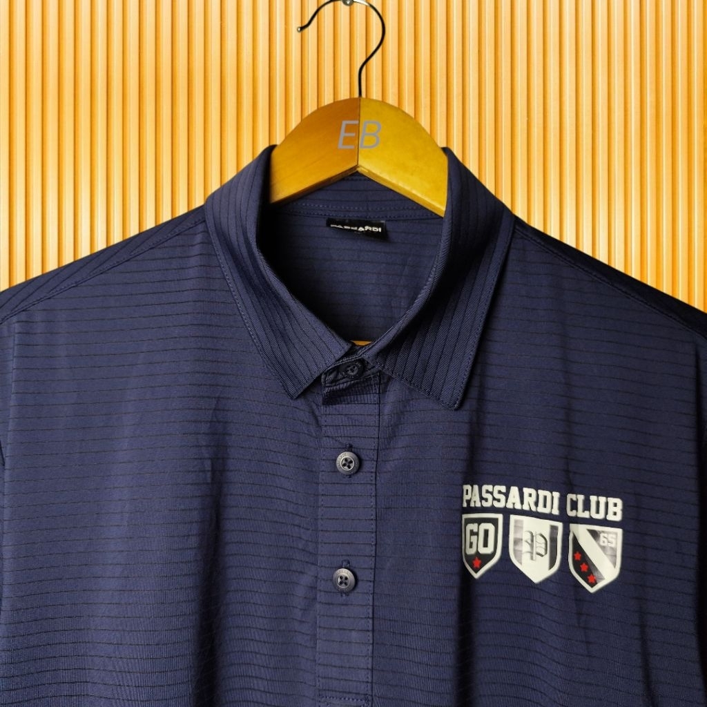 PASSARDI golf Kaos kerah dryfit, kaos kerah olahraga pria