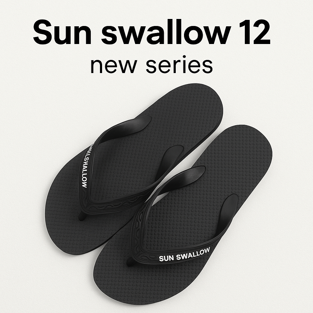Sandal Jepit Sun Swallow Jumbo 12 Hitam – Sandal Pria Ukuran Besar Original (sandal swallow jumbo, s