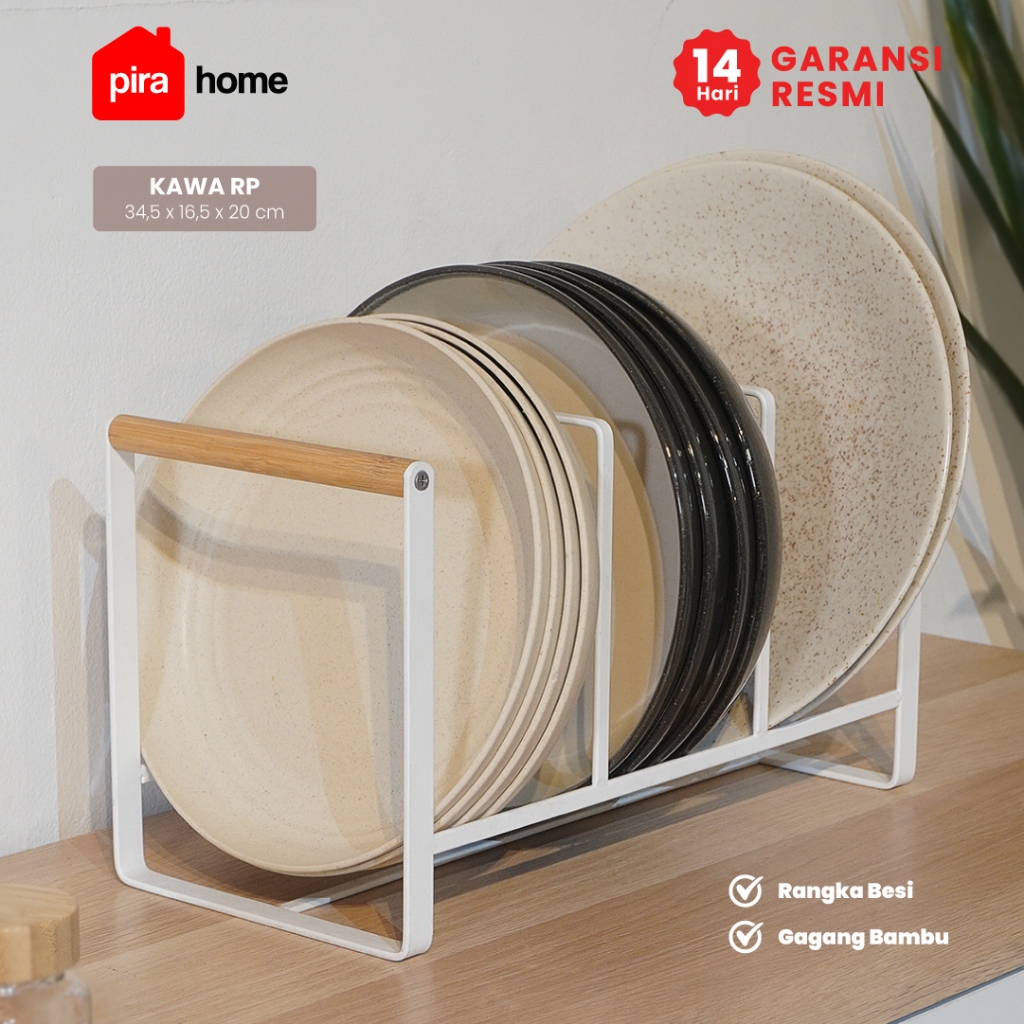 PIRA HOME -  KAWA RP Rak Piring / Rak Mangkok / Rak Sekat Piring Besi