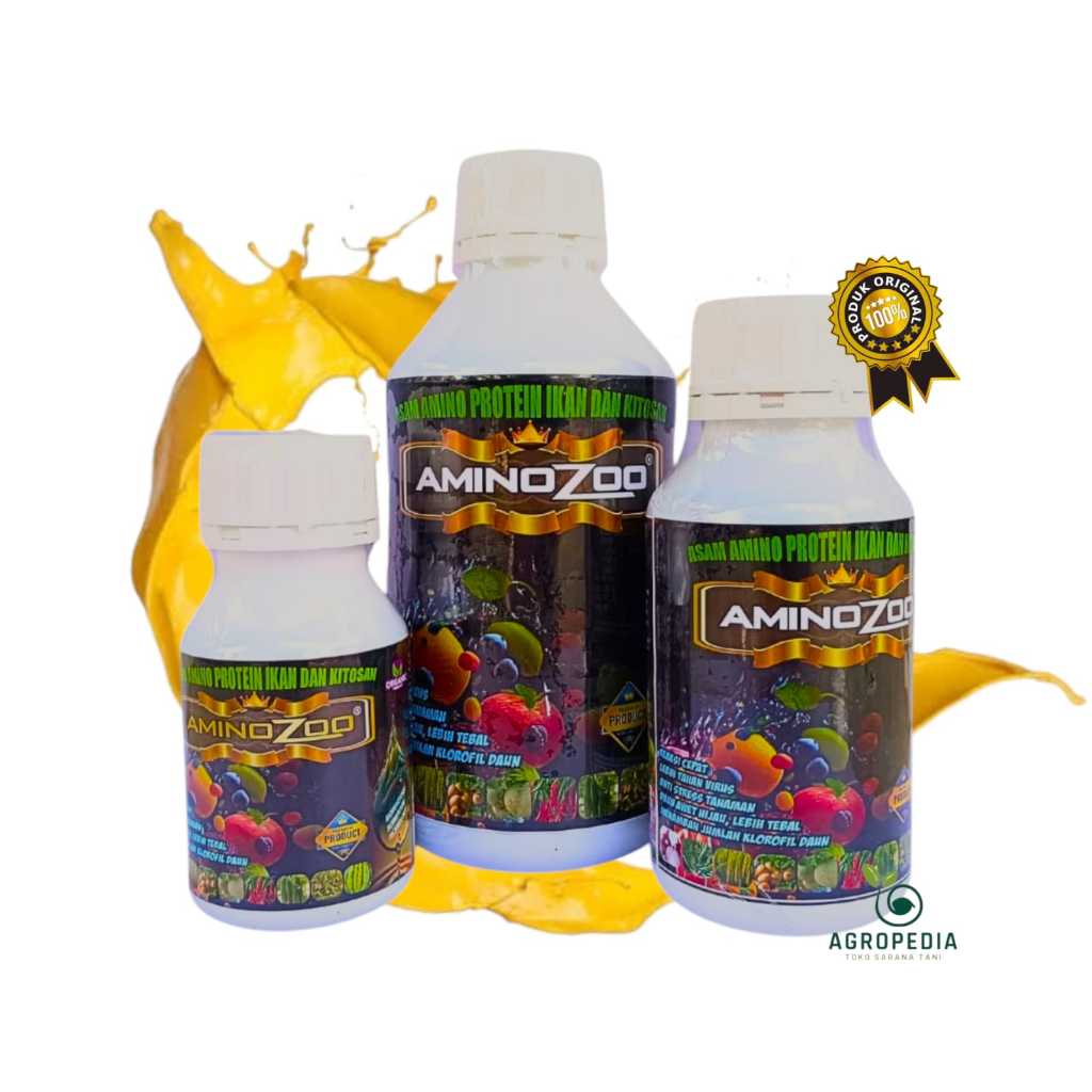 Pupuk Asam AminoZoo 1000 ml dan 500 ml  - protein ikan asam amino Untuk Menjaga Kualitas Semua Jenis