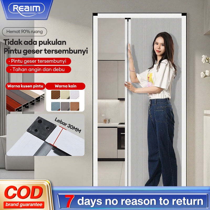 Pintu lipat geser sliding Honeycomb Anti Karat pintu lipat geser sunyi kamar mandi penyekat ruangan 
