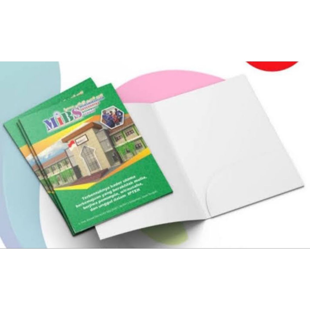 

Cetak Custom Map folder A4/F4 Laminasi glossy/doff