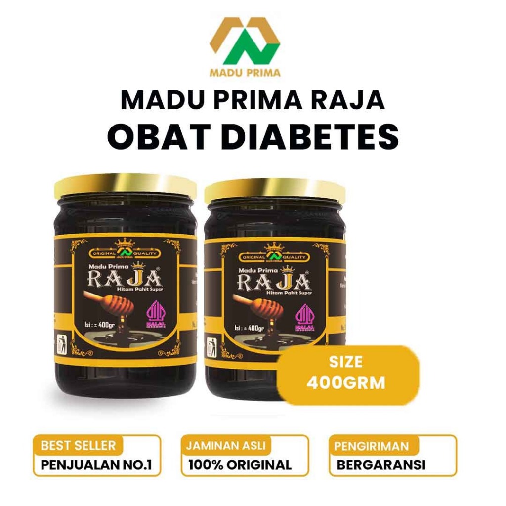 

Paket Bundling Madu Prima Raja Hitam Pahit Super Efektif Jaga Stamina 400gram x2