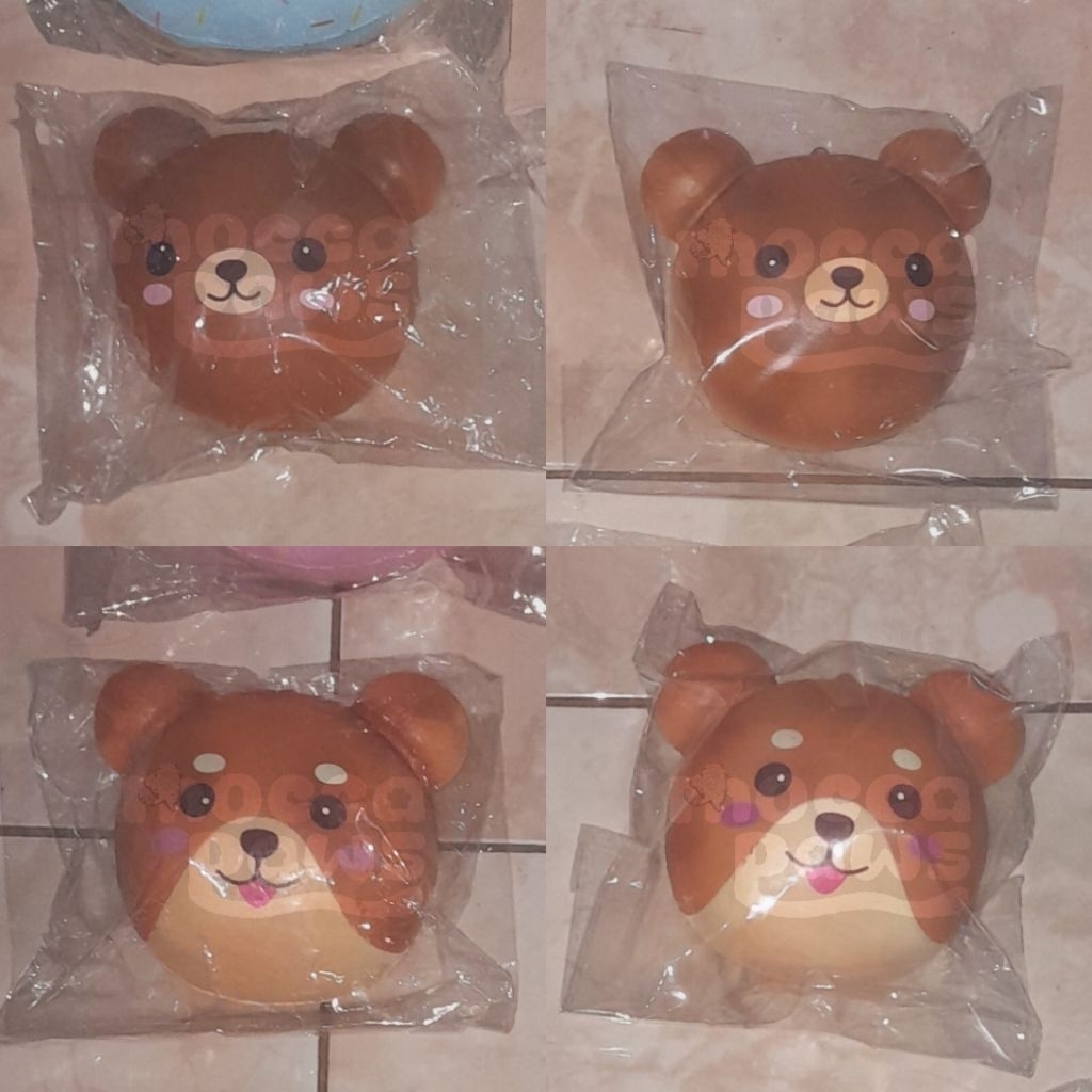 SALE SQUISHY MURAH PUNIMARU ANIMAL BUN BEAR & DOG