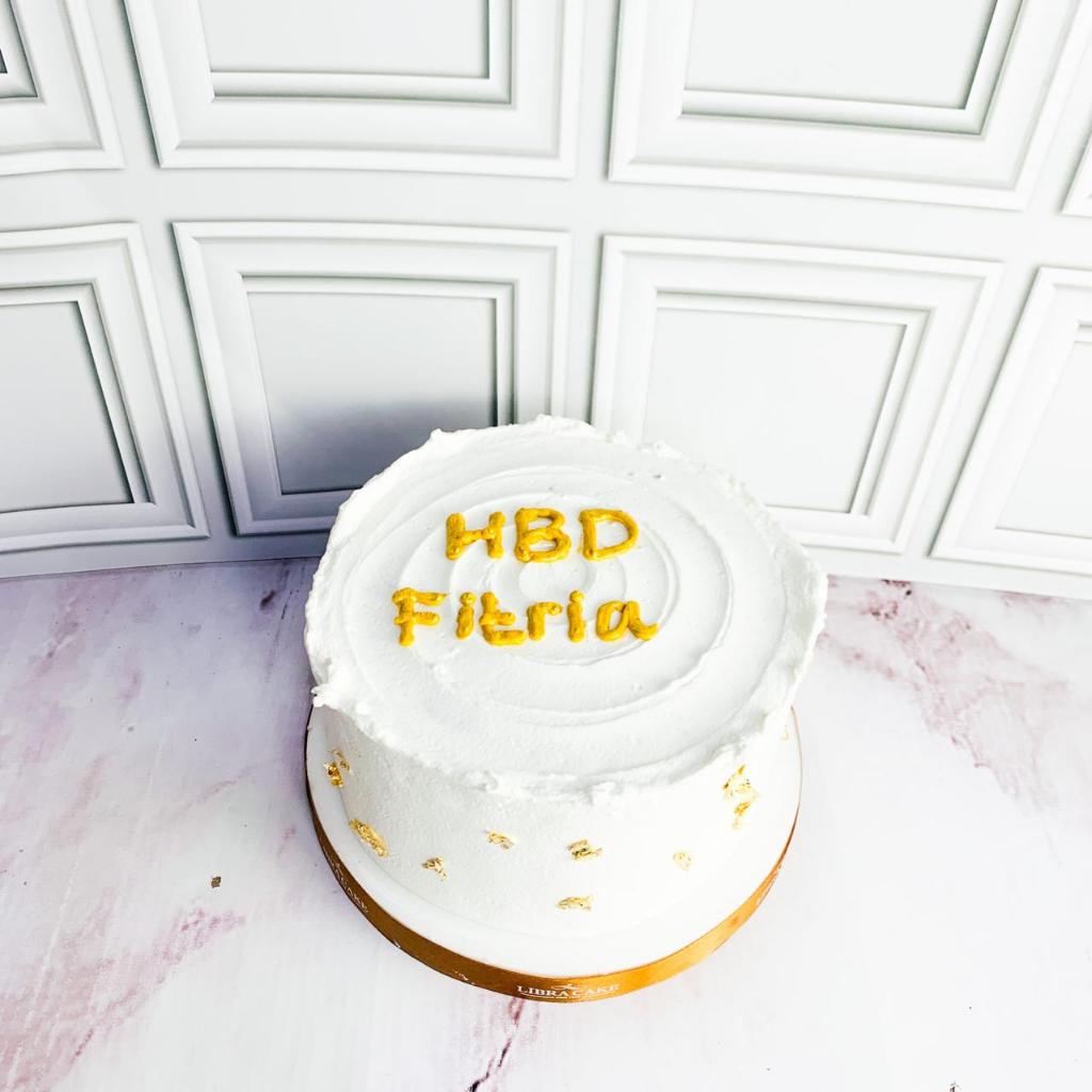 

Kue Ulang Tahun/Birthday Cake/Kue Ultah Tema White and Gold/Kue Birthday Jakarta