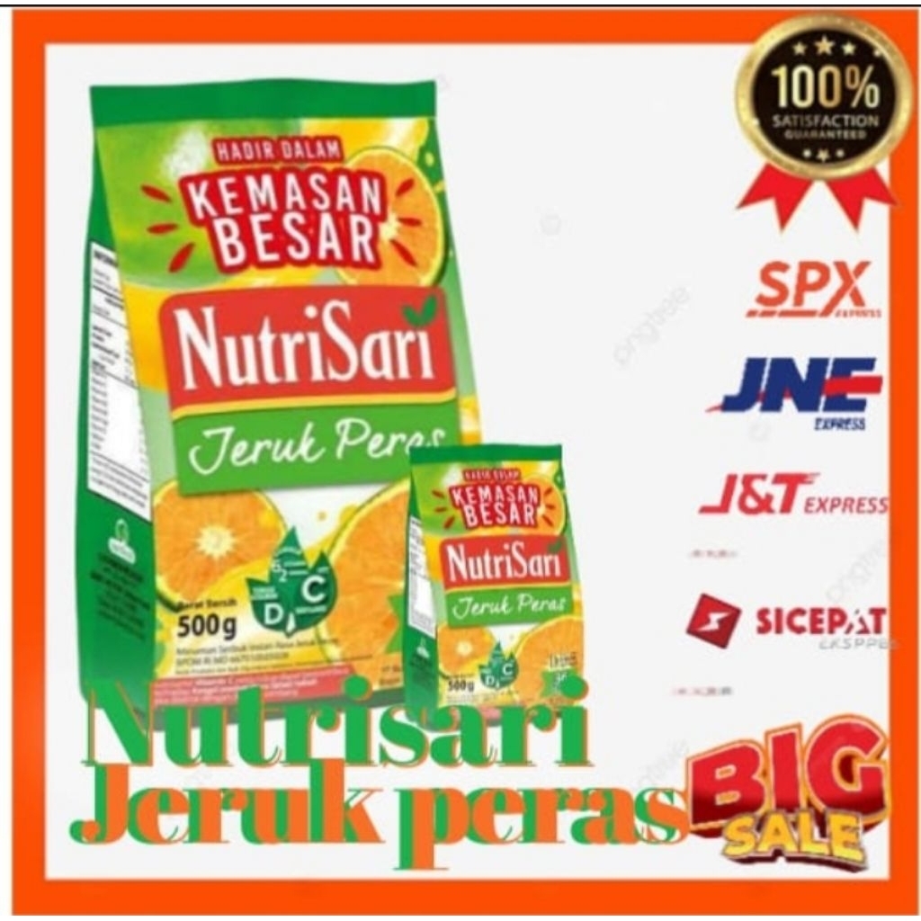 

NutriSari Jeruk Peras Refill 500gr