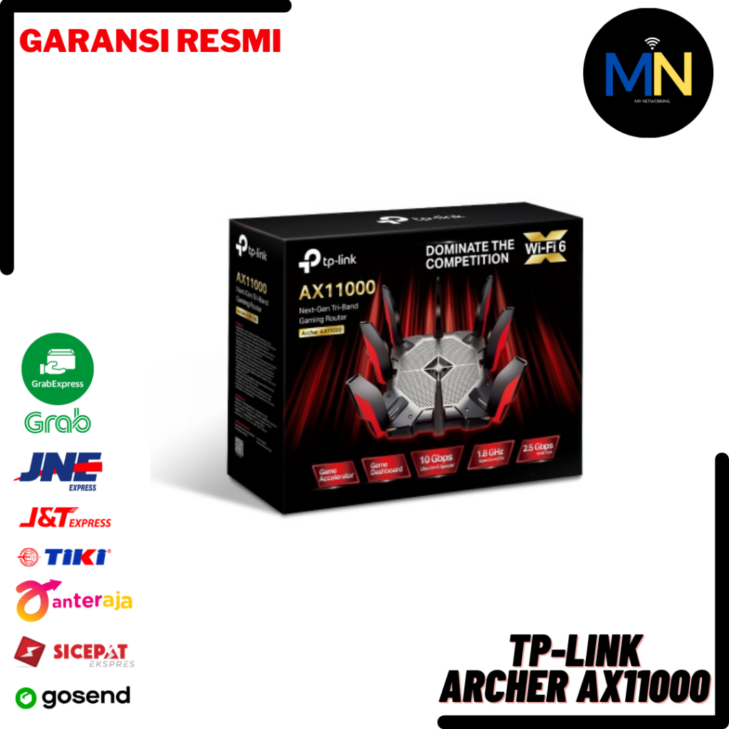 TP-LINK ARCHER AX11000 Tri-Band Wi-Fi 6 Gaming Router archer ax 11000