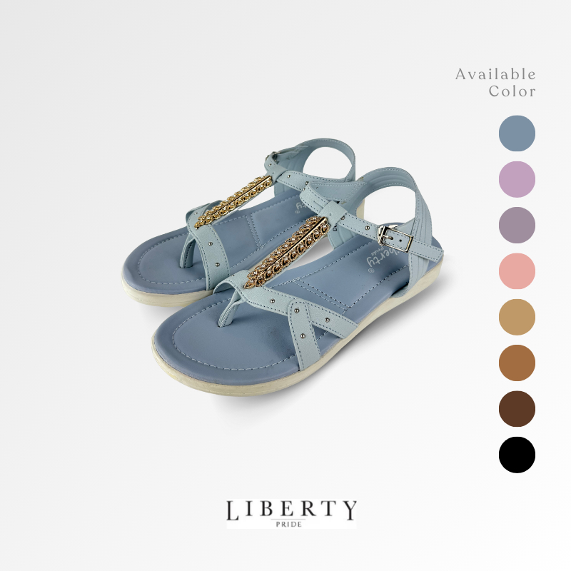 Liberty Sandal Perempuan Flat Devi - Sepatu Sandal Wanita