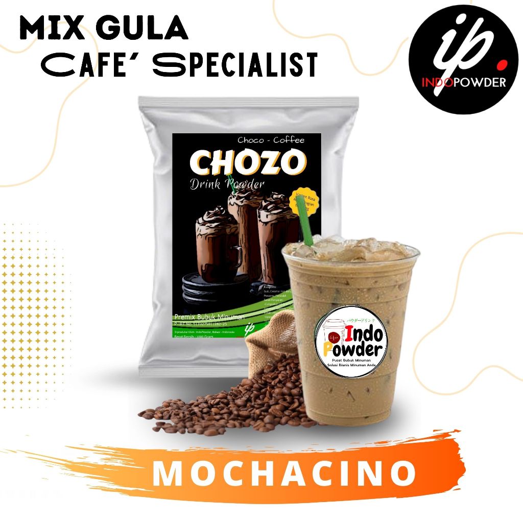 

Bubuk Minuman MOCHACINO 1Kg Untuk Cafe, Waralaba, Resto dan Usaha Minuman Kekinian