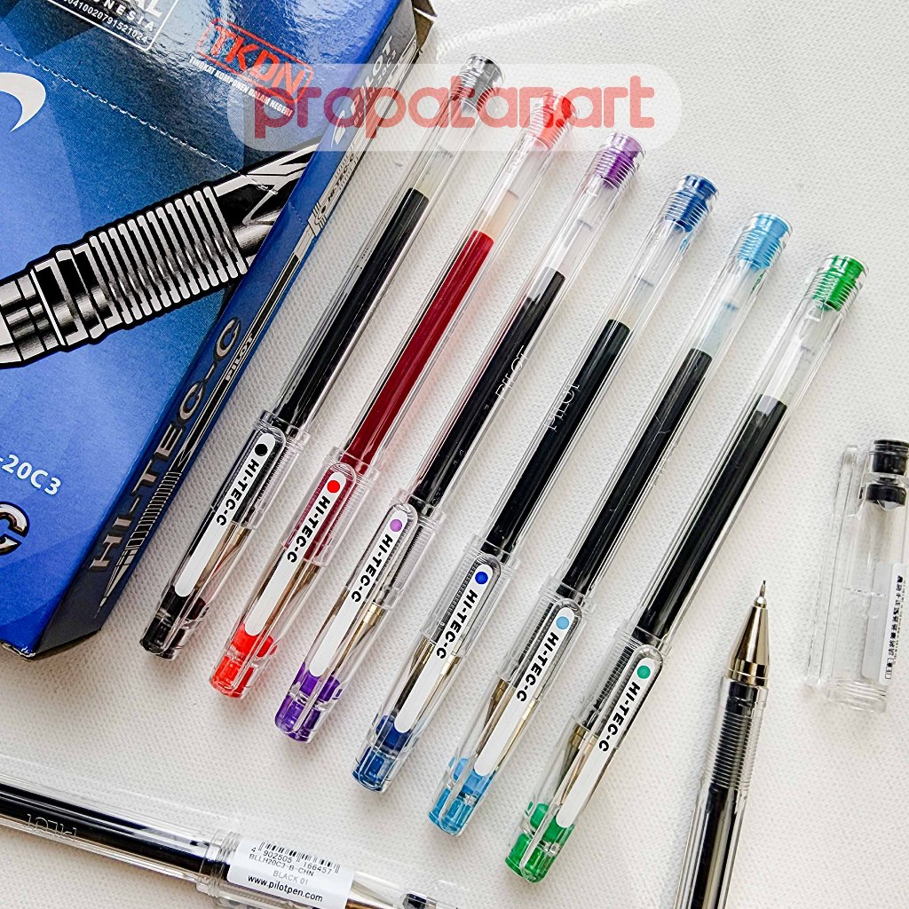 

Pilot HI-TEC Micro Fine Roller Ball Pen 0.3mm BLLH-20C3 | Pulpen Pena