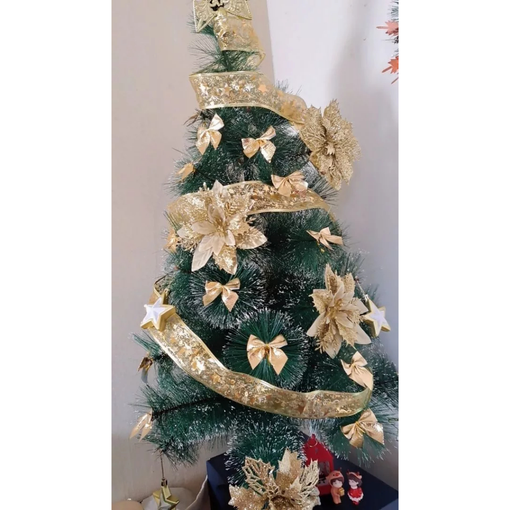 

Pita Hiasan Natal Aksesoris Pohon Natal Hampers Dekorasi Perayaan Natal