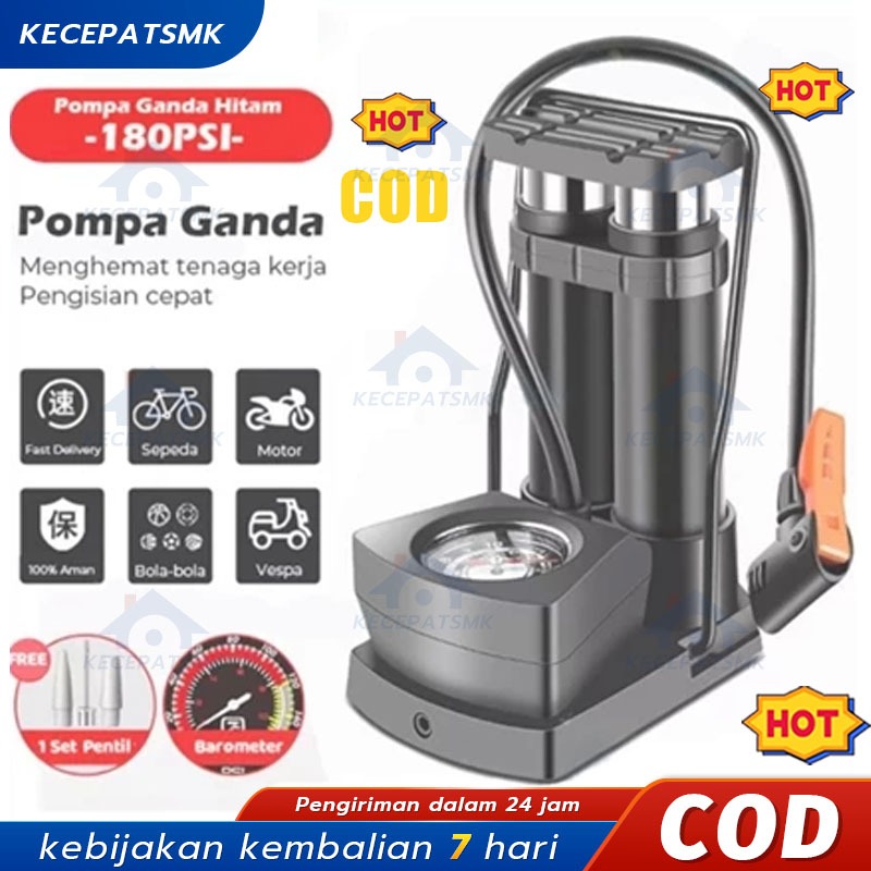 Pompa Ban - pompa injak ban motor - pompa angin speeds - pompa ban sepeda dan motor - pompa ban mobi