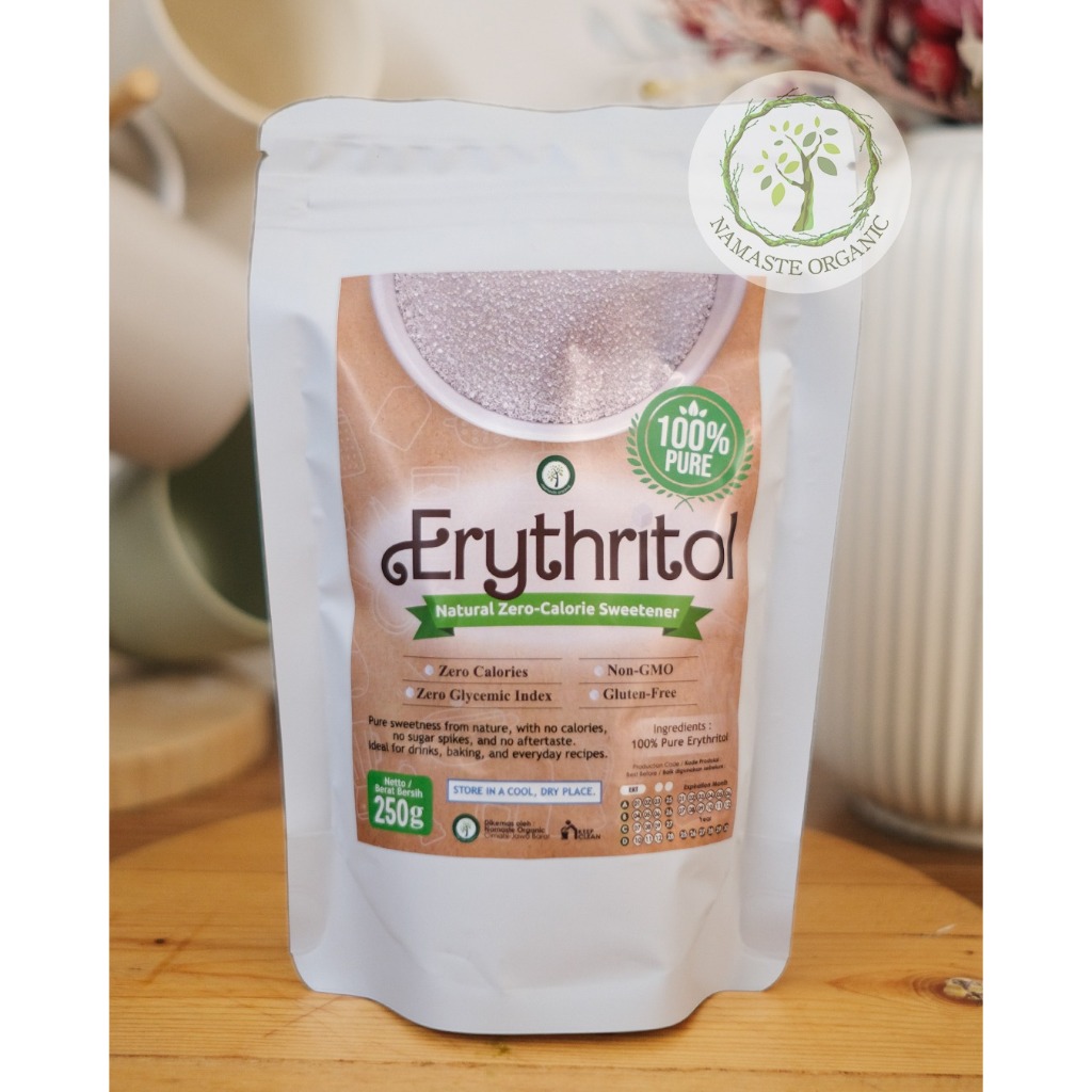 

ERYTHRITOL - NATURAL ZERO CALORIE SWEETENER 250GR