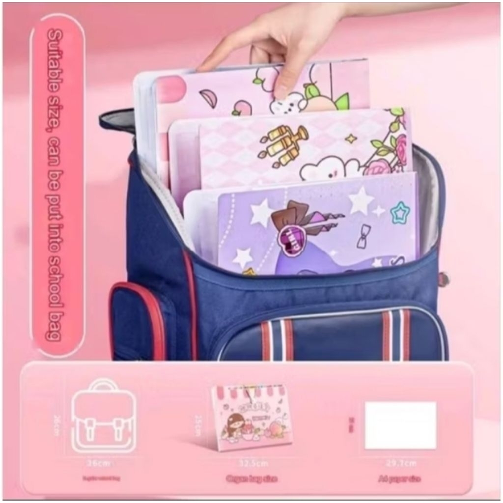 

Organizer Kertas Map Kertas Dokumen Keeper 8 Slot Folder Map Kartun