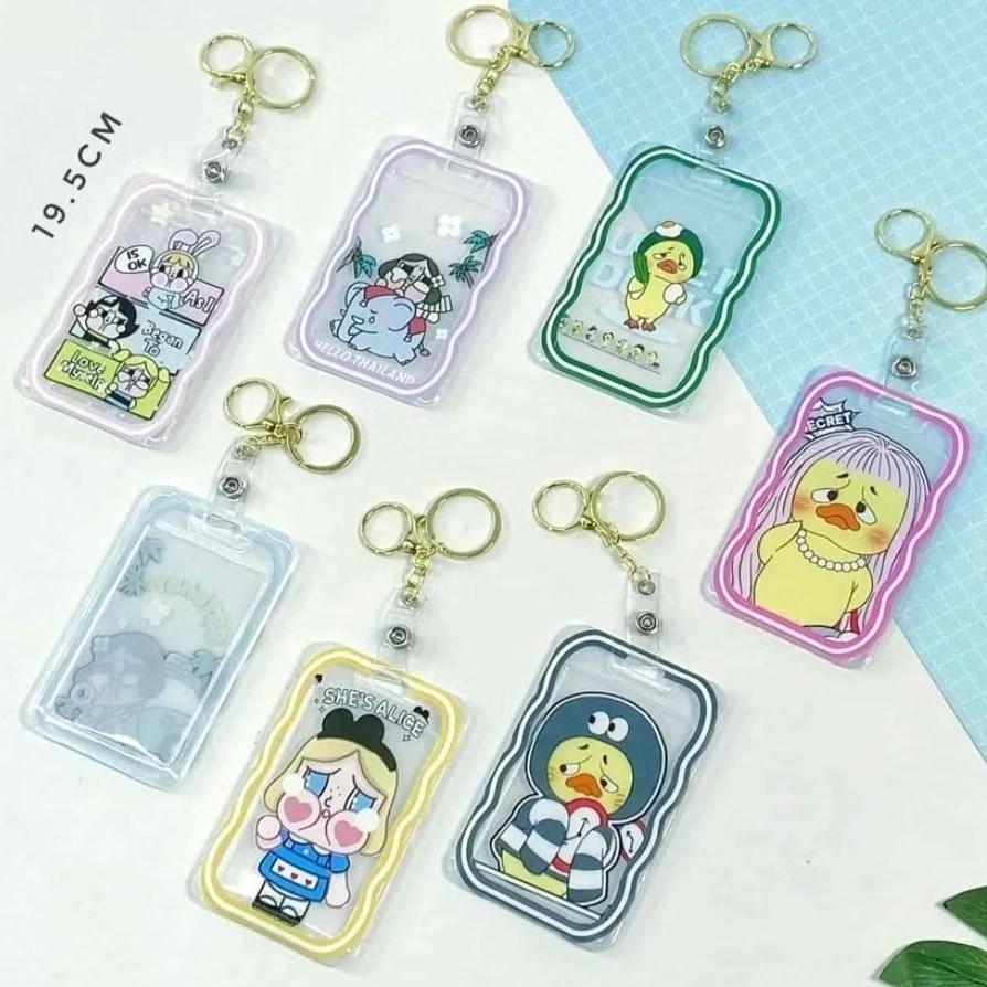 

Gantungan Tas Hp Name Tag ID Card Case Tempat Kartu K-Pop Idol Lucu Aksesoris K-Pop