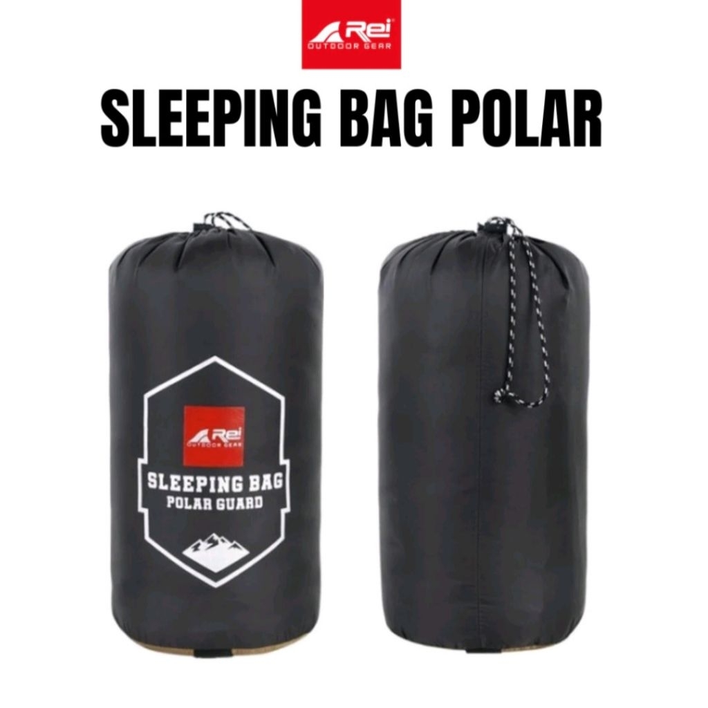 KANTONG TIDUR / SLEEPING BAG TIKAR + POLAR AREI OUTDOORGEAR BLK - SLEEPING BAG REI