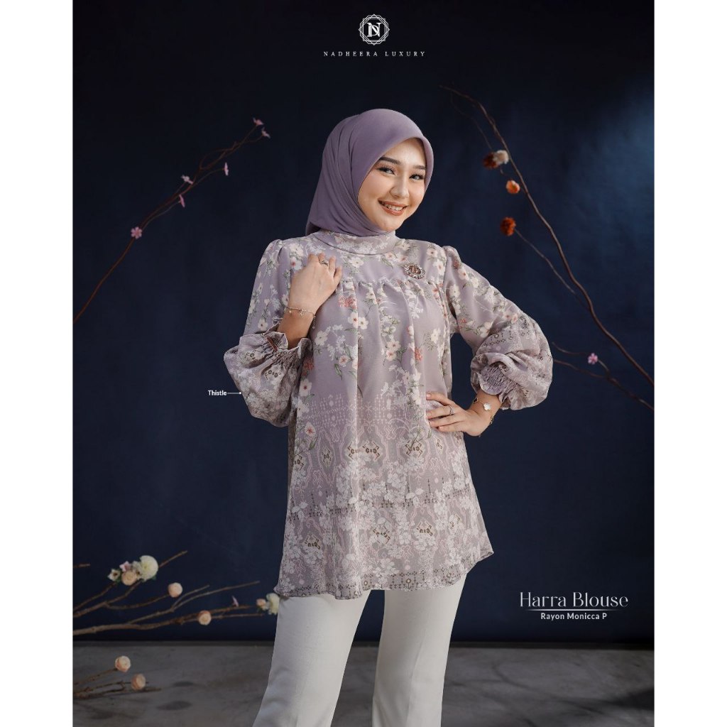 BLOUSE TERBARU NADHEERA 2025 ATASAN NADHEERA HARRA BLOUSE NADHEERA LUXURY