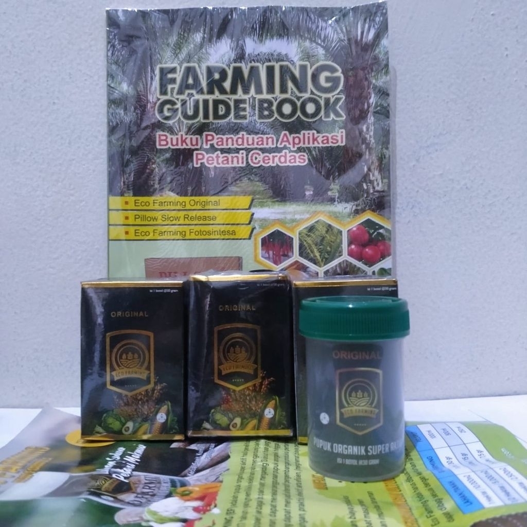 ecofarming pupuk Original Asli 100% New kemasan New Barcode + Free Book Panduan