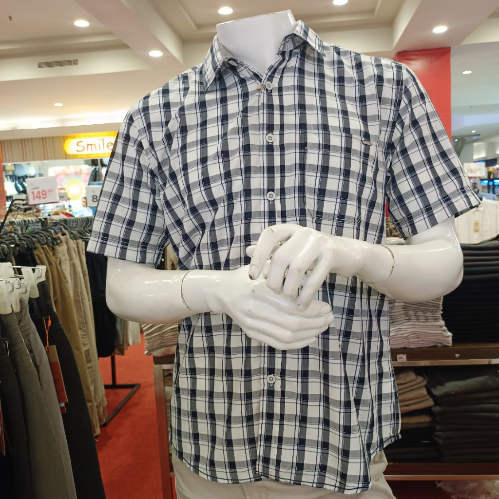 kemeja watchout pria lengan pendek