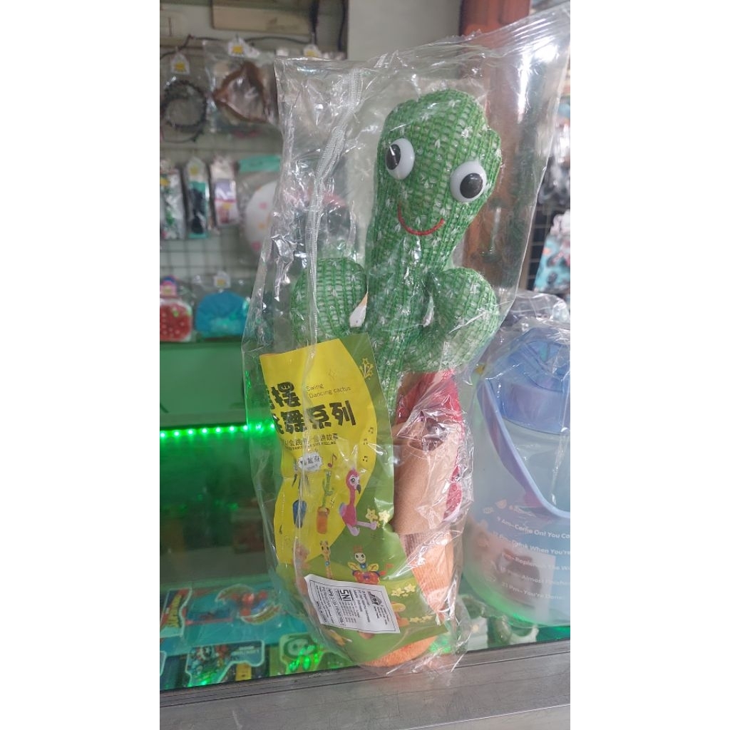 MAINAN KAKTUS ANAK BISA GOYANG BISA IKUTIN NGOMONG KITA