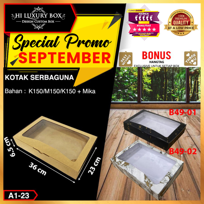 

Box Hampers - Kotak Kado Mika - Dus Packaging Baju Hijab - A1-23